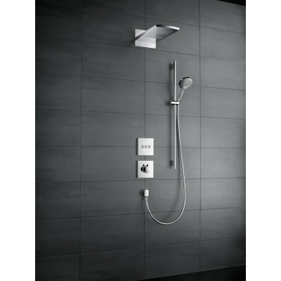 Вентиль скрытого монтажа для 3 потребителей Hansgrohe ShowerSelect брашированный черный хром, 15764340