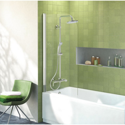 Душевая система Ideal Standard Idealrain Eco SL B1097AA с смесителем для ванны/душа Connect для ванны/душа, глянцевый хром