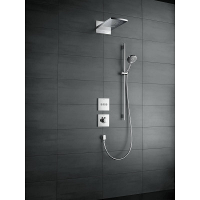 Термостат HighFlow Hansgrohe ShowerSelect скрытой установки, брашированная бронза, 15760140