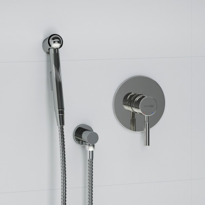 Встраиваемый комплект для биде со шлангом 100см WasserKRAFT Main A14156