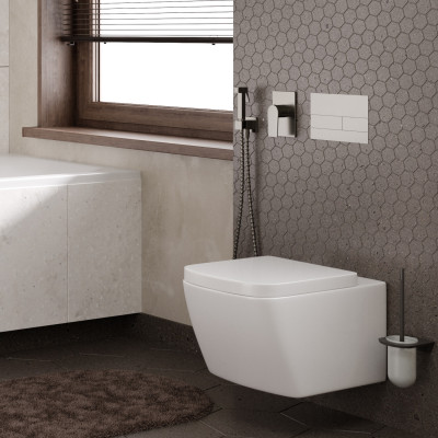 Встраиваемый комплект для биде со шлангом 150см WasserKRAFT Weise A84095