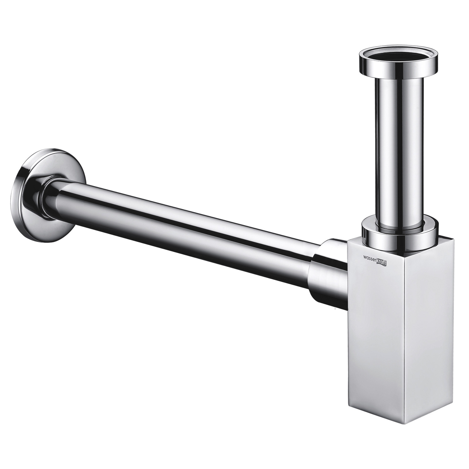 Сифон для раковины хром WasserKRAFT A072