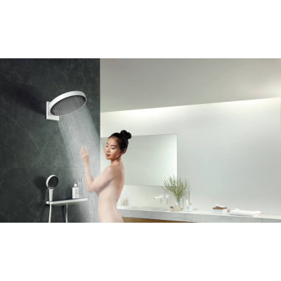 Верхний душ Hansgrohe Rainfinity 360 3jet с настенным креплением, полированное золото, 26234990