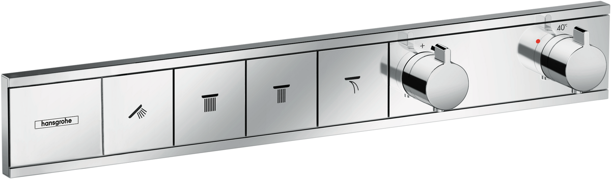 Термостат скрытого монтажа на 4 потребителя Hansgrohe RainSelect хром 15382000