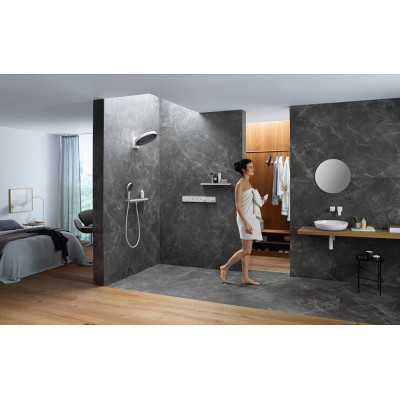 Термостат скрытого монтажа чёрный хром Hansgrohe 15382340