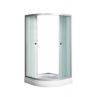 Душевой уголок с поддоном хром 100x100х191см River DON LIGHT 100/15 MT