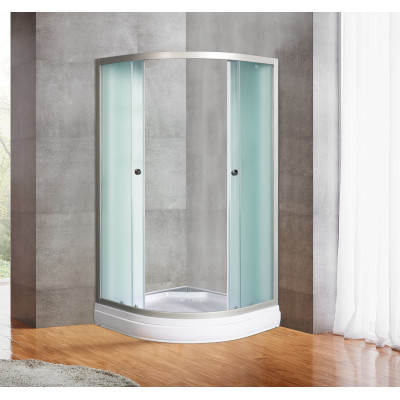 Душевой уголок с поддоном хром 90x90х191см River DON LIGHT 90/15 MT