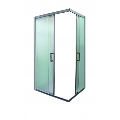 Душевой уголок с поддоном хром 90x90х209см River MORAVA XL 90/24 MT