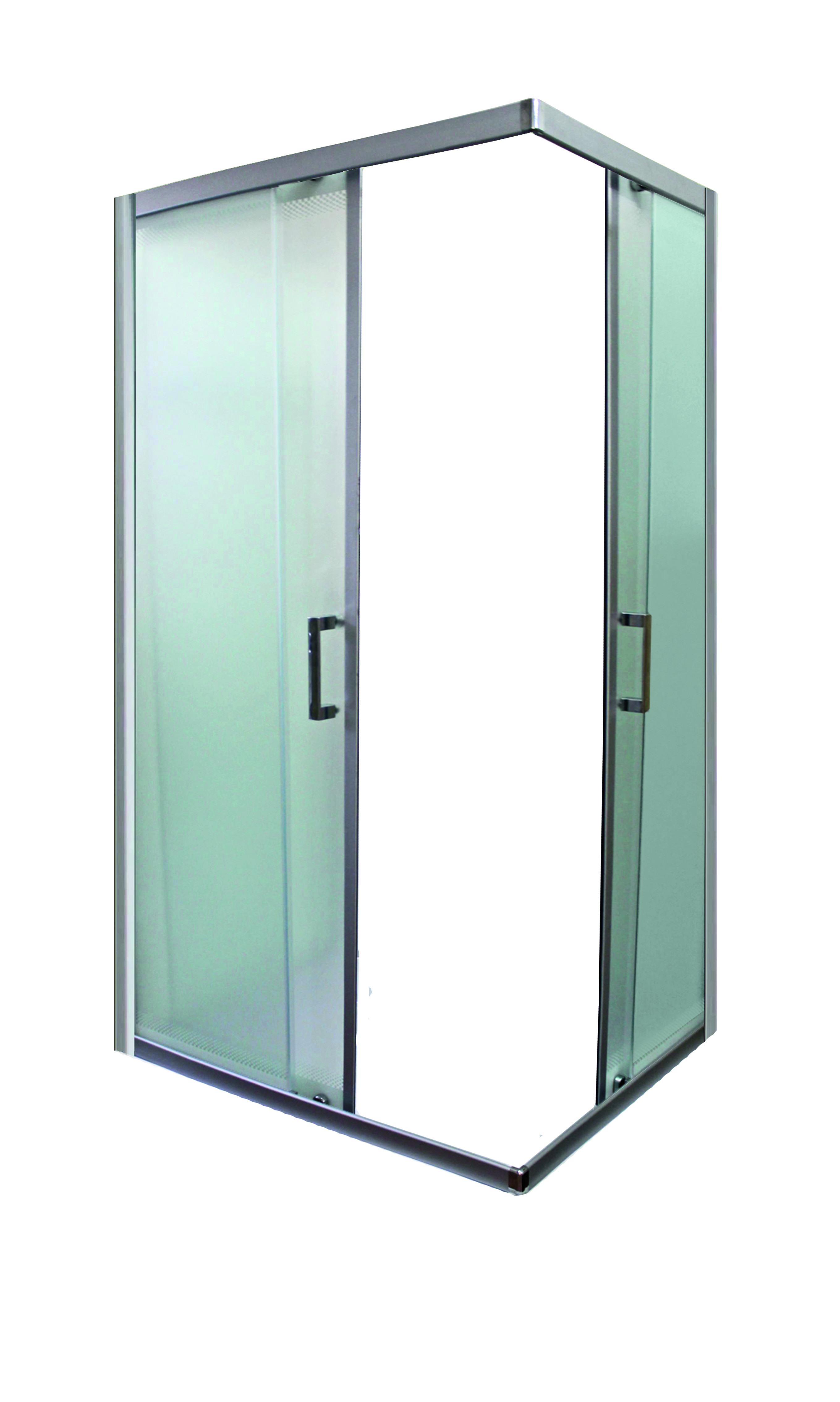 Душевой уголок с поддоном хром 90x90х209см River MORAVA XL 90/24 MT