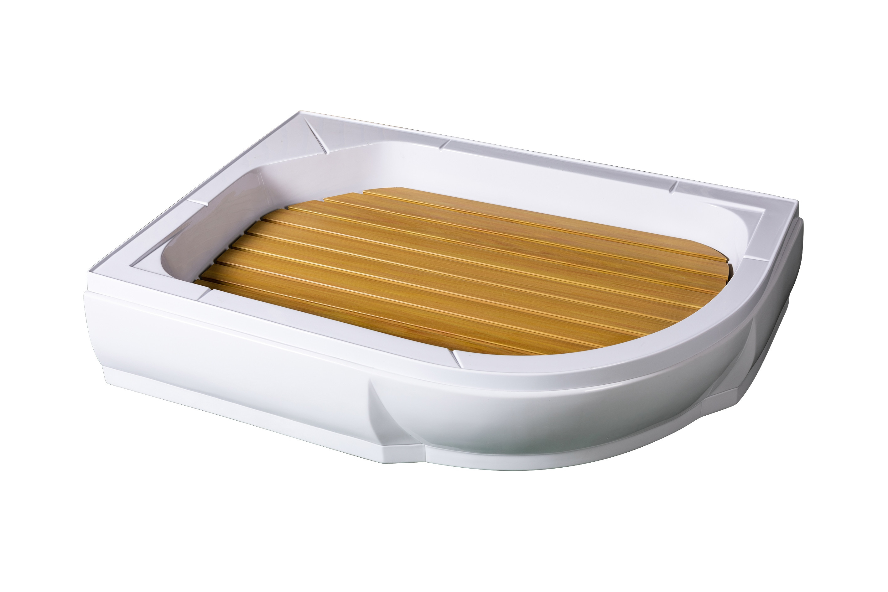 Настил для душевого поддона дерево 120х80см River NPR 120/80/26 L