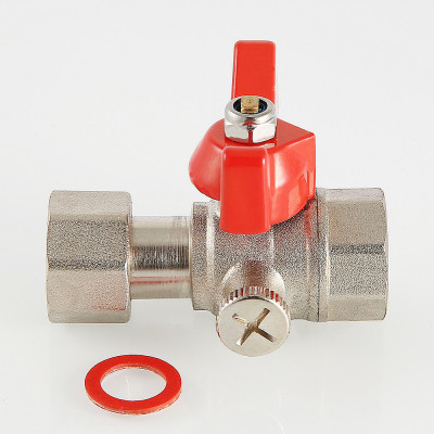 Кран шаровой для подключения манометра Valtec VT.807.N