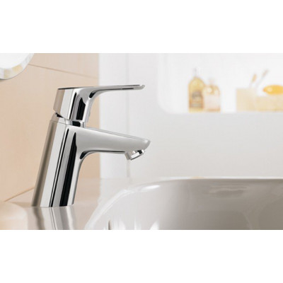 Смеситель для умывальника, Focus E2, с цепочкой, Hansgrohe 31732000
