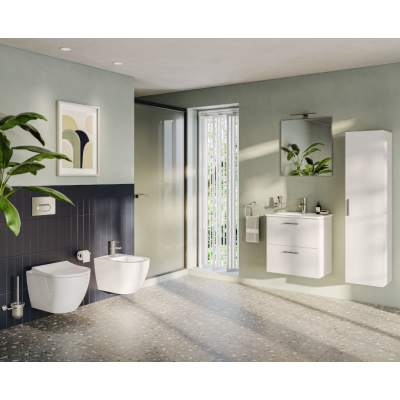 Подвесной унитаз Vitra Mia Round SmoothFlush, безободковый, 7510B003-0075