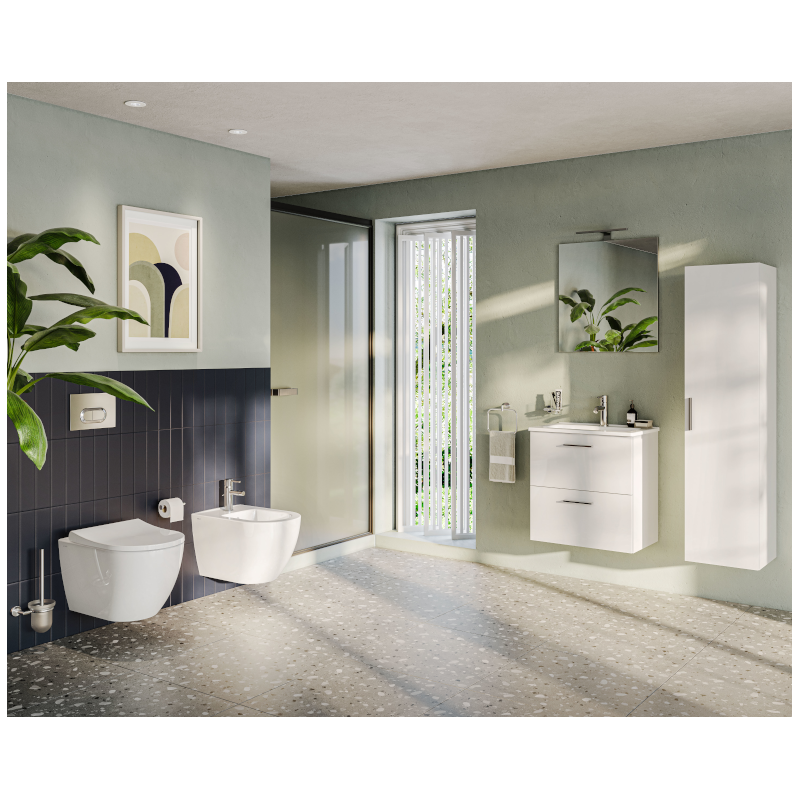 Подвесной унитаз Vitra Mia Round SmoothFlush, безободковый, 7510B003-0075