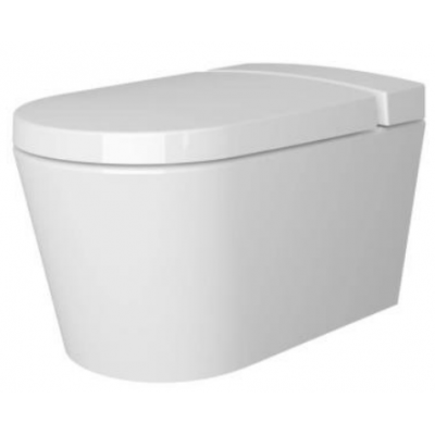 Безободковый подвесной унитаз VitrA Nest c биде, смесителем, с бачком VitrA Fresh, сиденье микролифт, 5176B003-6233