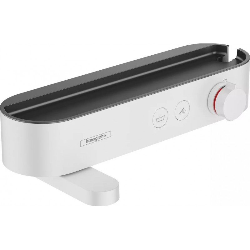 Термостат для ванны Hansgrohe ShowerTablet Select 400 для внешней установки, матовый белый, 24340700