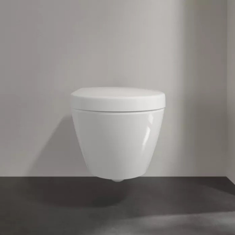 Унитаз подвесной Villeroy&Boch Subway 2.0, с открытым смывным краем, с ViFresh, Альпийский белый, AntiBac Ceramic Plus, 5614A1T2