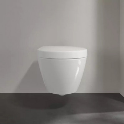 Унитаз подвесной Villeroy&Boch Subway 2.0, с открытым смывным краем, с ViFresh, Альпийский белый, Ceramic Plus, 5614A1R1