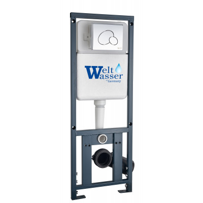 Клавиша смыва черная Welt Wasser WW MARBERG 410 RD MT-BL