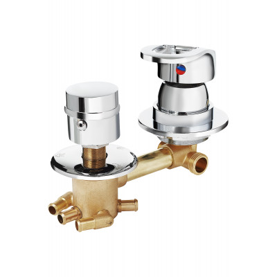 Душевая кабина 100x80 River Desna 100/80/24 L МТ, левая, передние стекла матовые, профиль матовый хром