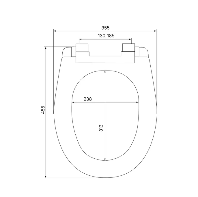 Сиденье для унитаза универсальное Iddis Optima Home 004PPS3i31 из полипропилена, функция Soft Close, 3 комплекта крепежа, белое