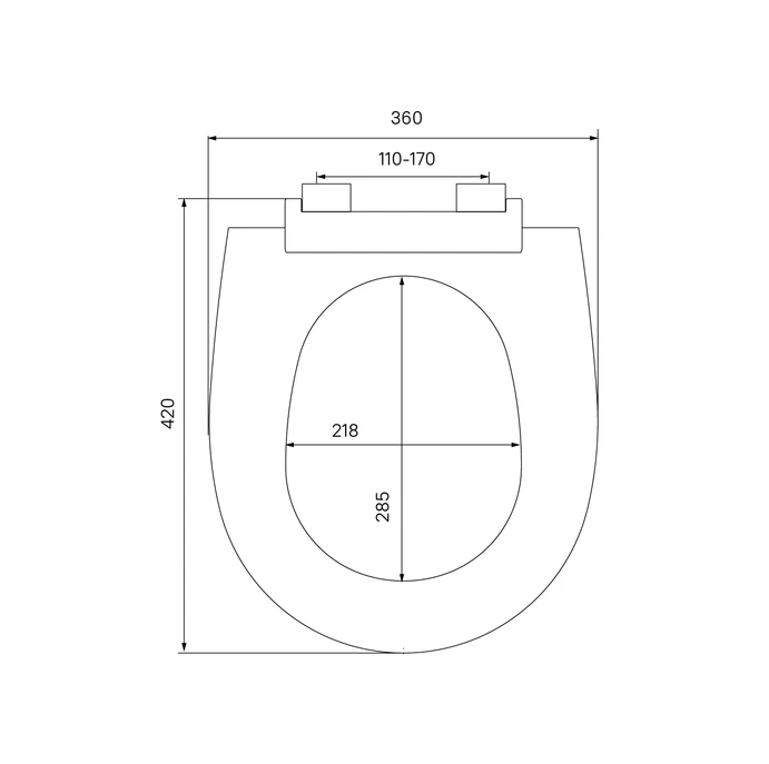 Сиденье для унитаза универсальное Iddis Optima Home 005PPS3i31 из полипропилена, функция Soft Close, 3 комплекта крепежа, белое