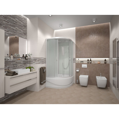 Душевая кабина Erlit Comfort ER3508TP-C3-RUS (800x800x2150)
