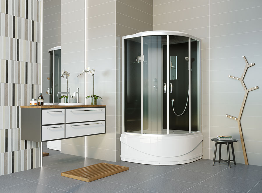 Душевая кабина Erlit Comfort ER3508TP-C4-RUS (800x800x2150)