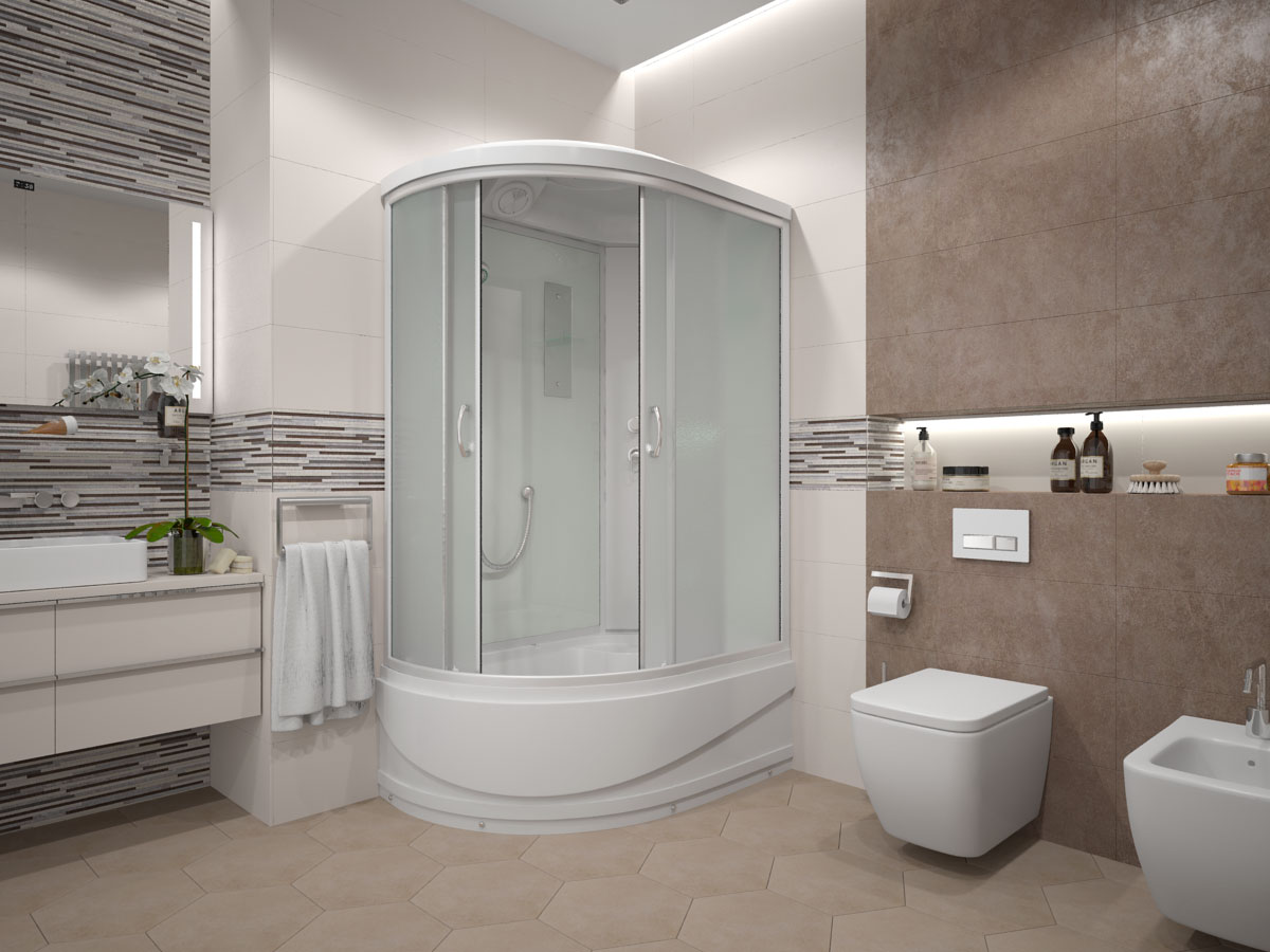 Душевая кабина Erlit Comfort ER3512TPR-C3-RUS (1200x800x2150)