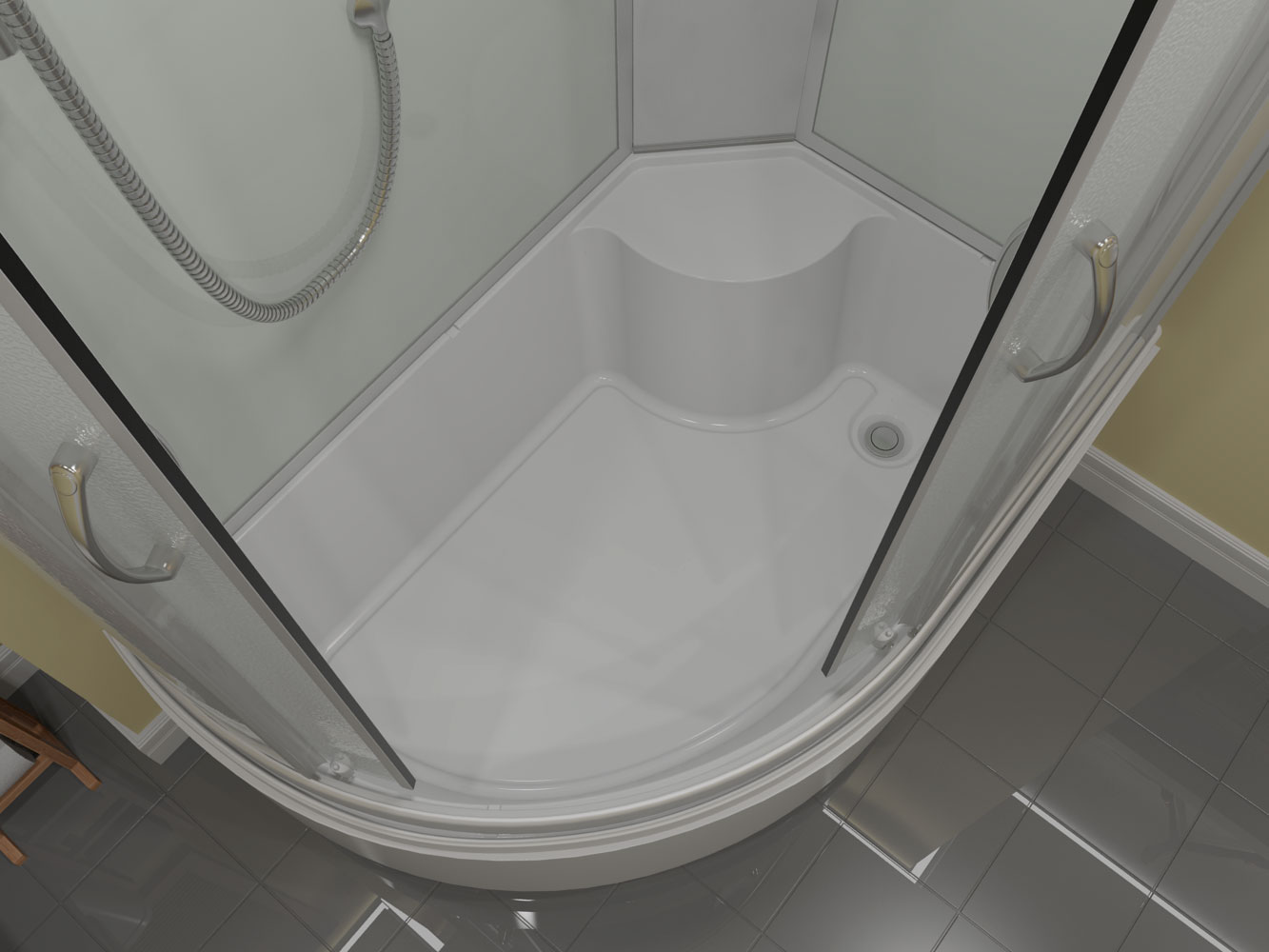 Душевая кабина Erlit Comfort ER3512TPR-C3-RUS (1200x800x2150)