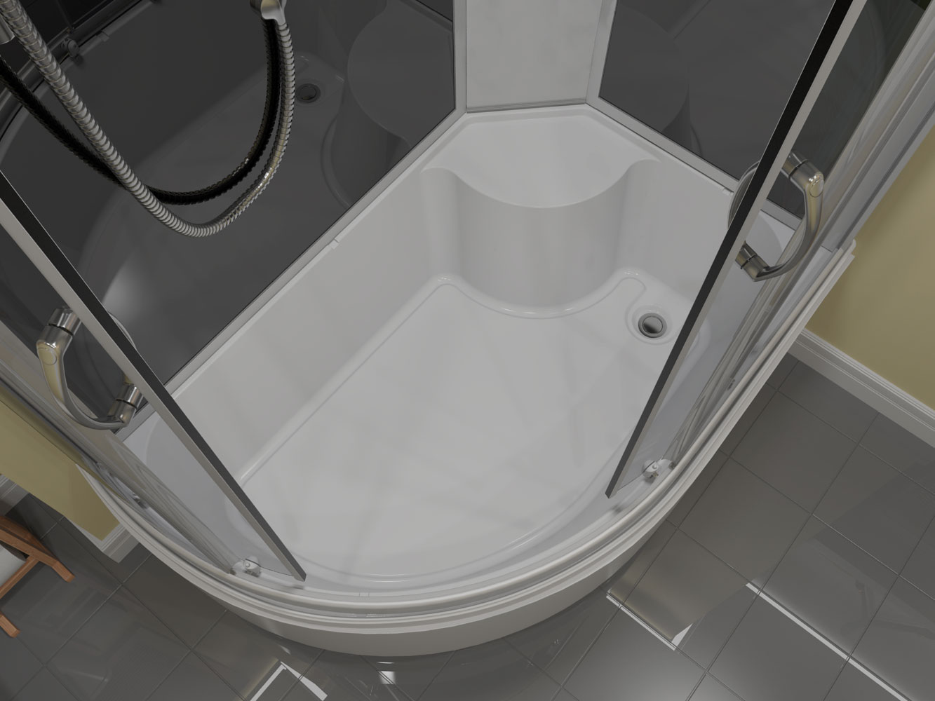Душевая кабина Erlit Comfort ER3512TPR-C4-RUS (1200x800x2150)