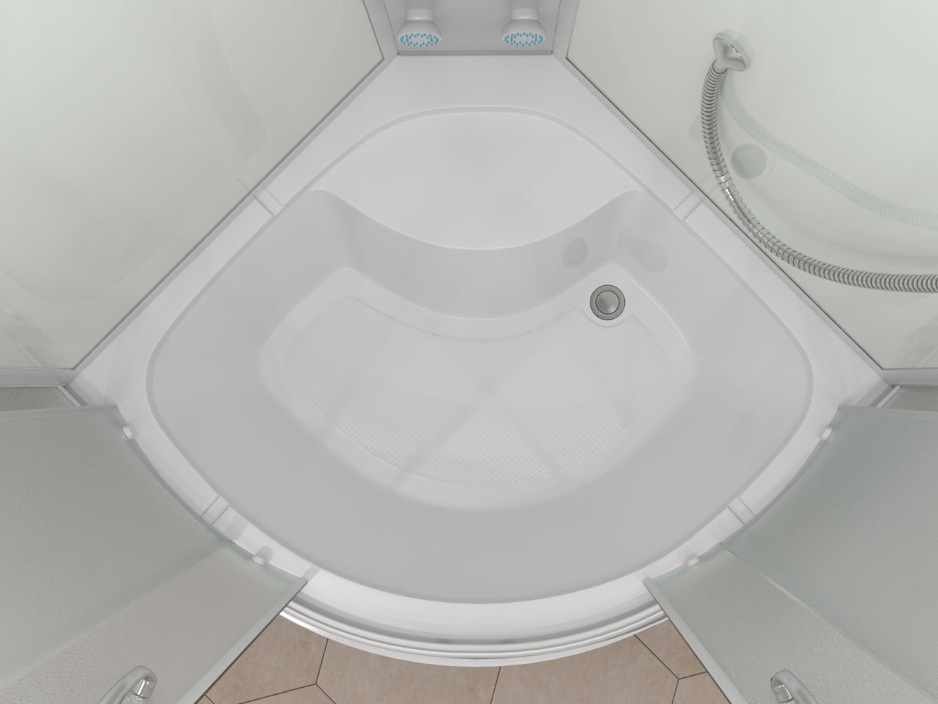 Душевая кабина Erlit Comfort ER4509TP-C3-RUS (900x900x2150)