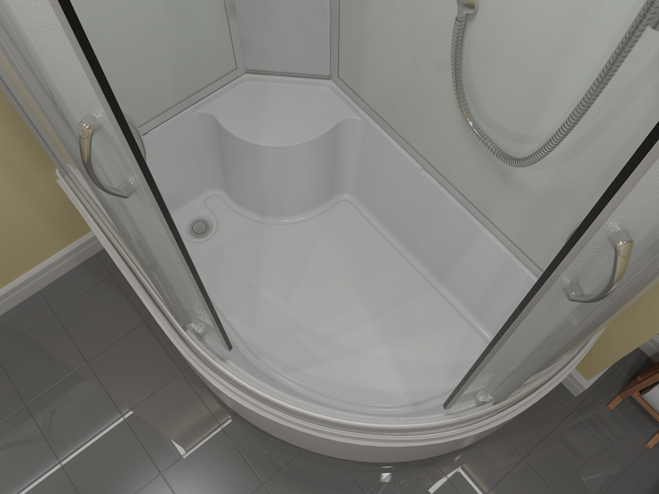 Душевая кабина Erlit Comfort ER3512TPL-C3-RUS (1200x800x2150)