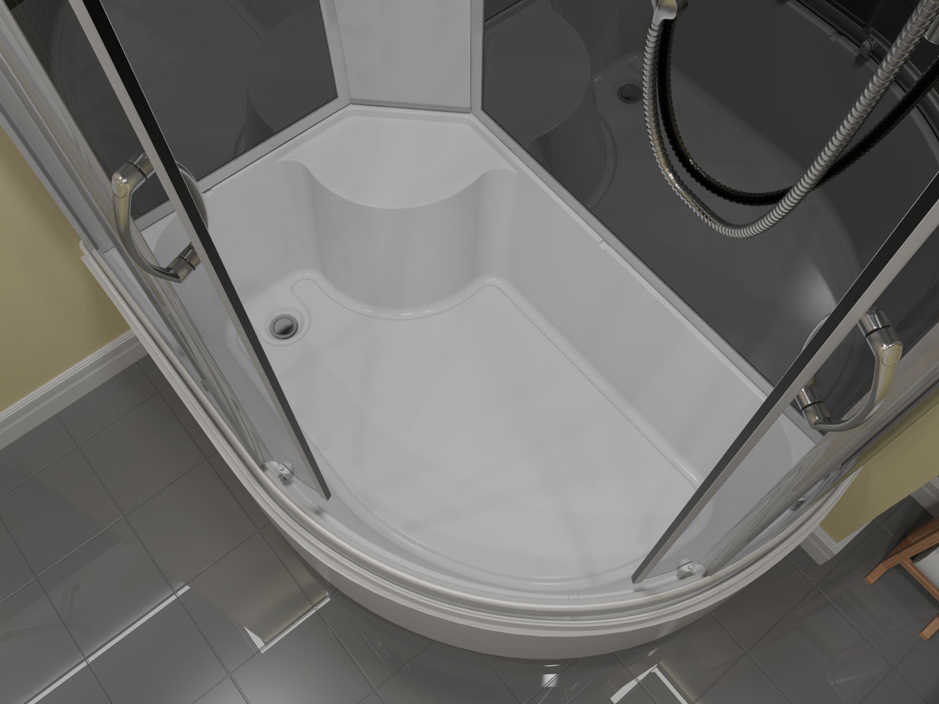 Душевая кабина Erlit Comfort ER3512TPL-C4-RUS (1200x800x2150)