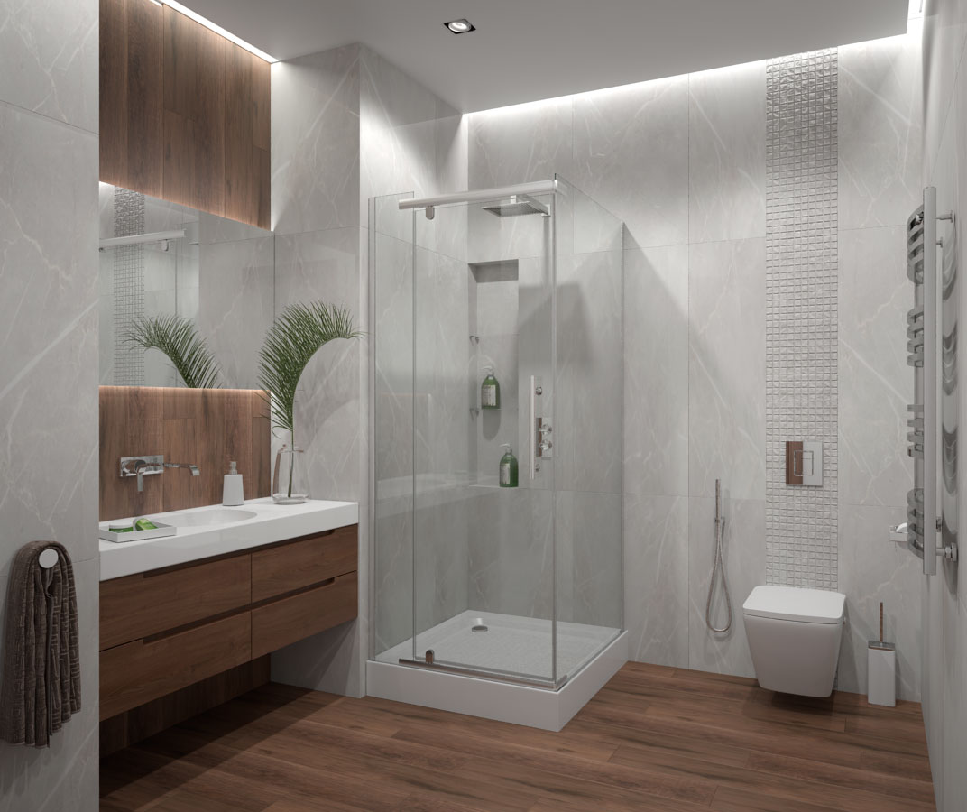 Душевое ограждение Erlit Comfort ER10109H-C1 (900x900x2000)