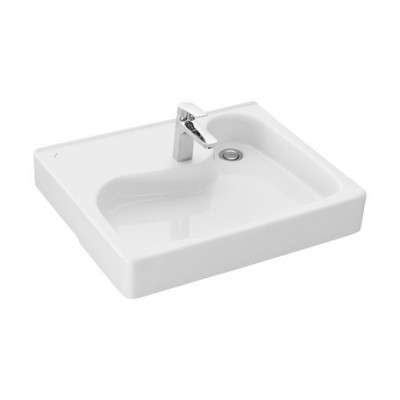 Раковина 60x50 Santek Клио 50 с кронштейнами 1WH501770, для крепления над стиральной машиной