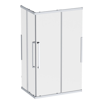 Душевой уголок хром 120x80см Am.pm Func W84G-403-12080-MТ