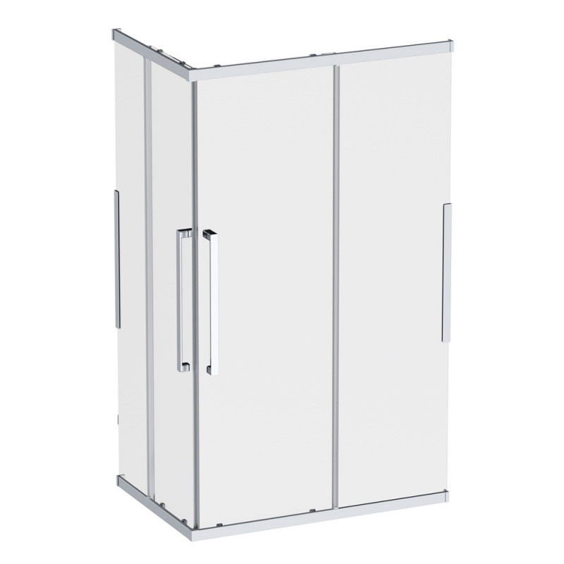 Душевой уголок хром 120x80см Am.pm Func W84G-403-12080-MТ