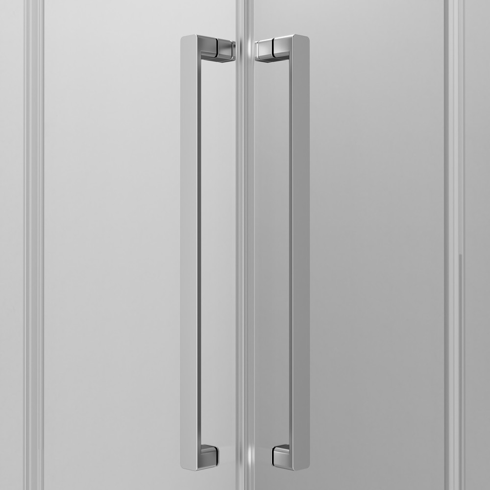 Душевой уголок хром 120x80см Am.pm Func W84G-403-12080-MТ