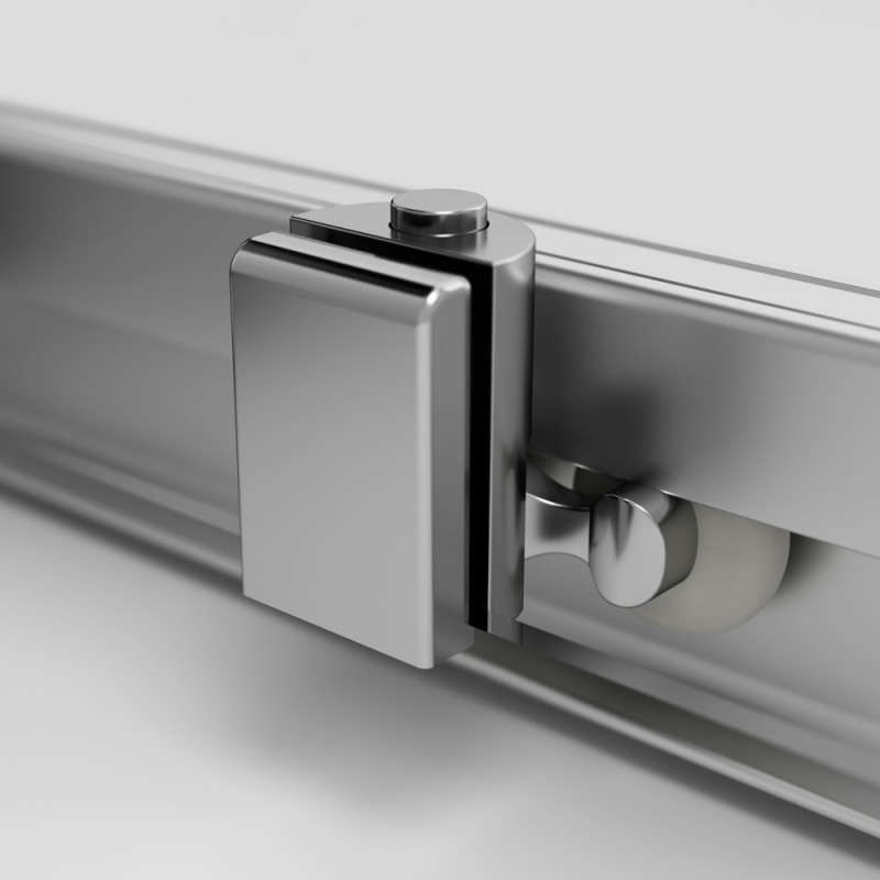 Душевой уголок хром 120x80см Am.pm Func W84G-403-12080-MТ