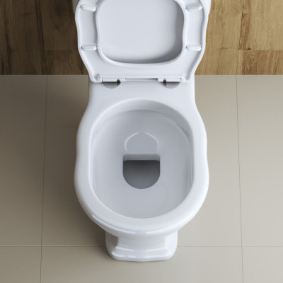 Сиденье дюропласт, soft close, металлическое крепление хром Belbagno BB115SC
