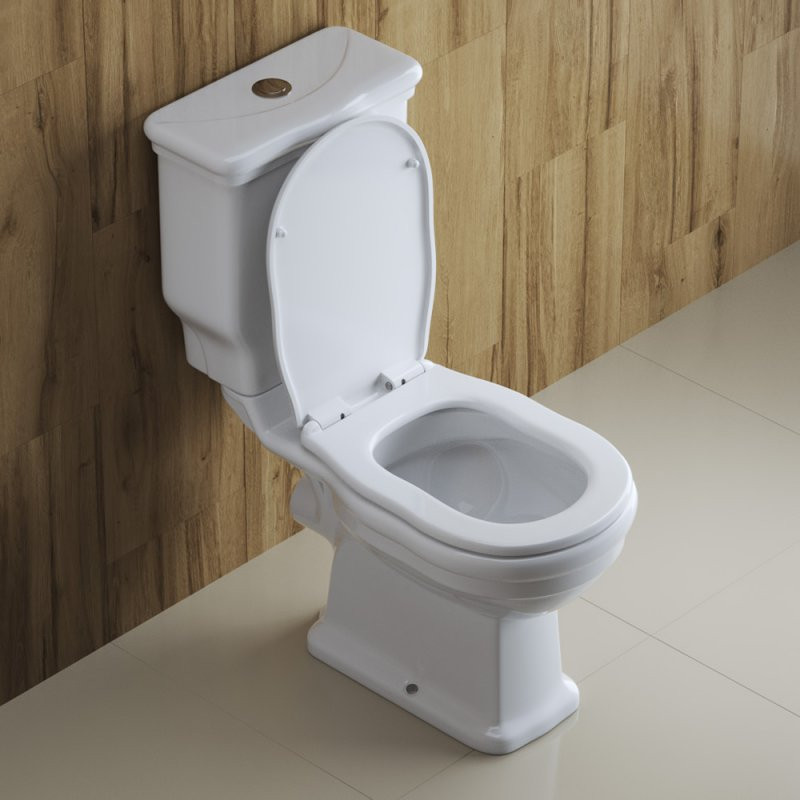 Сиденье дюропласт, soft close, металлическое крепление хром Belbagno BB115SC
