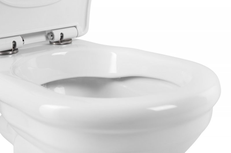Сиденье дюропласт, soft close, металлическое крепление хром Belbagno BB115SC