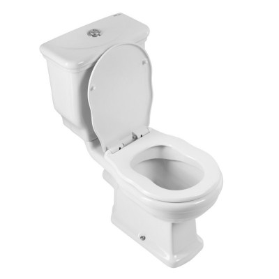 Сиденье дюропласт, soft close, металлическое крепление хром Belbagno BB115SC