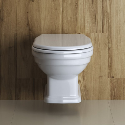 Сиденье дюропласт, soft close, металлическое крепление хром Belbagno BB115SC