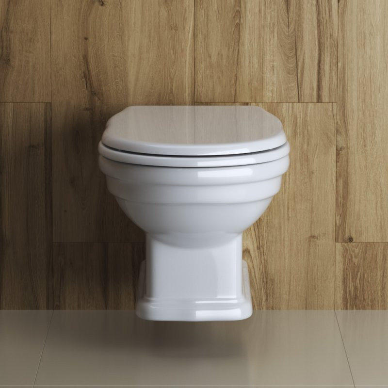 Сиденье дюропласт, soft close, металлическое крепление хром Belbagno BB115SC