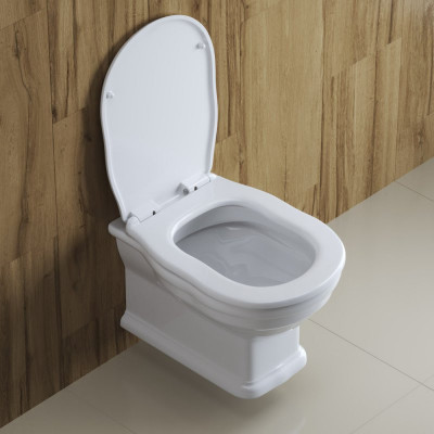Сиденье дюропласт, soft close, металлическое крепление хром Belbagno BB115SC