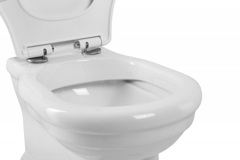 Сиденье дюропласт, soft close, металлическое крепление хром Belbagno BB115SC