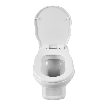 Сиденье дюропласт, soft close, металлическое крепление хром Belbagno BB115SC