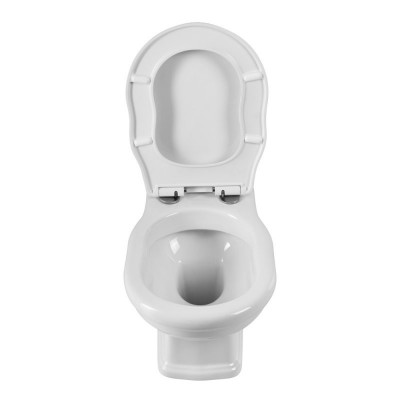 Сиденье дюропласт, soft close, металлическое крепление хром Belbagno BB115SC